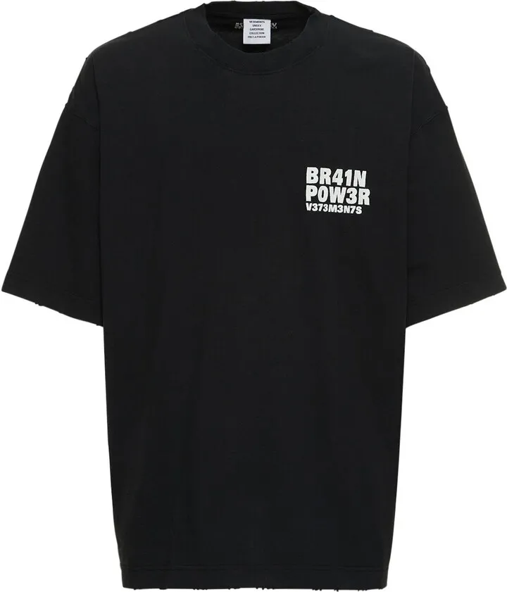 Brain Power cotton jersey t-shirt