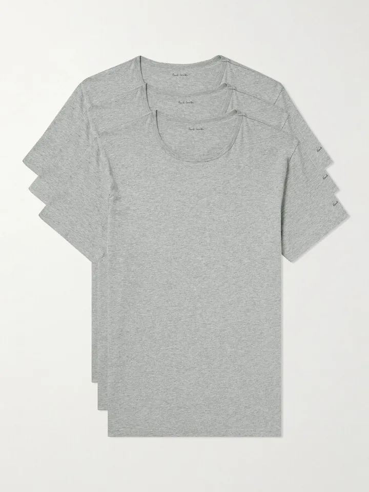 Three-Pack Cotton-Jersey T-Shirts