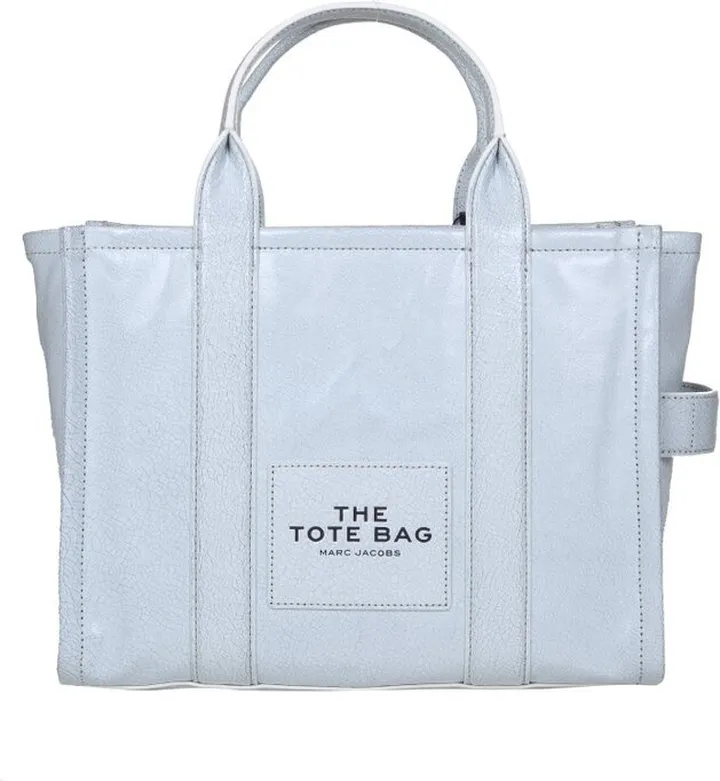 Marc Jacobs Logo Patch Medium The Crackle Tote Bag