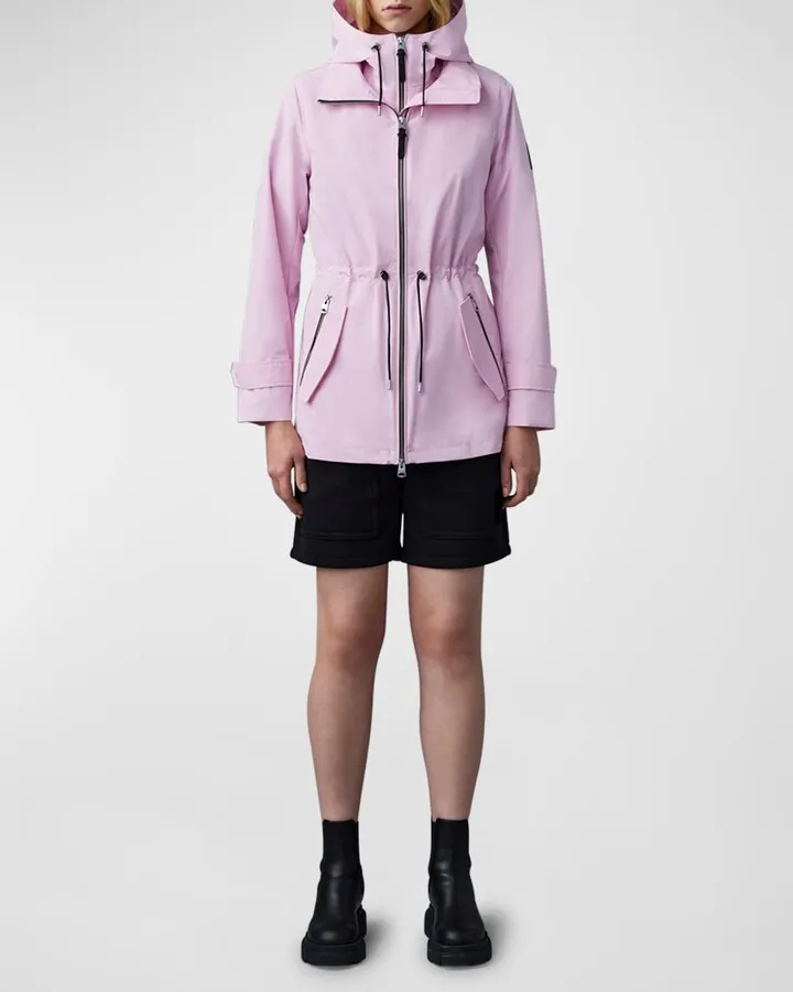 Melany Hooded Raincoat