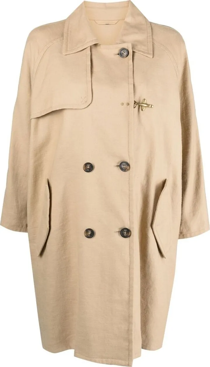 FAY- Trench Coat With Logo