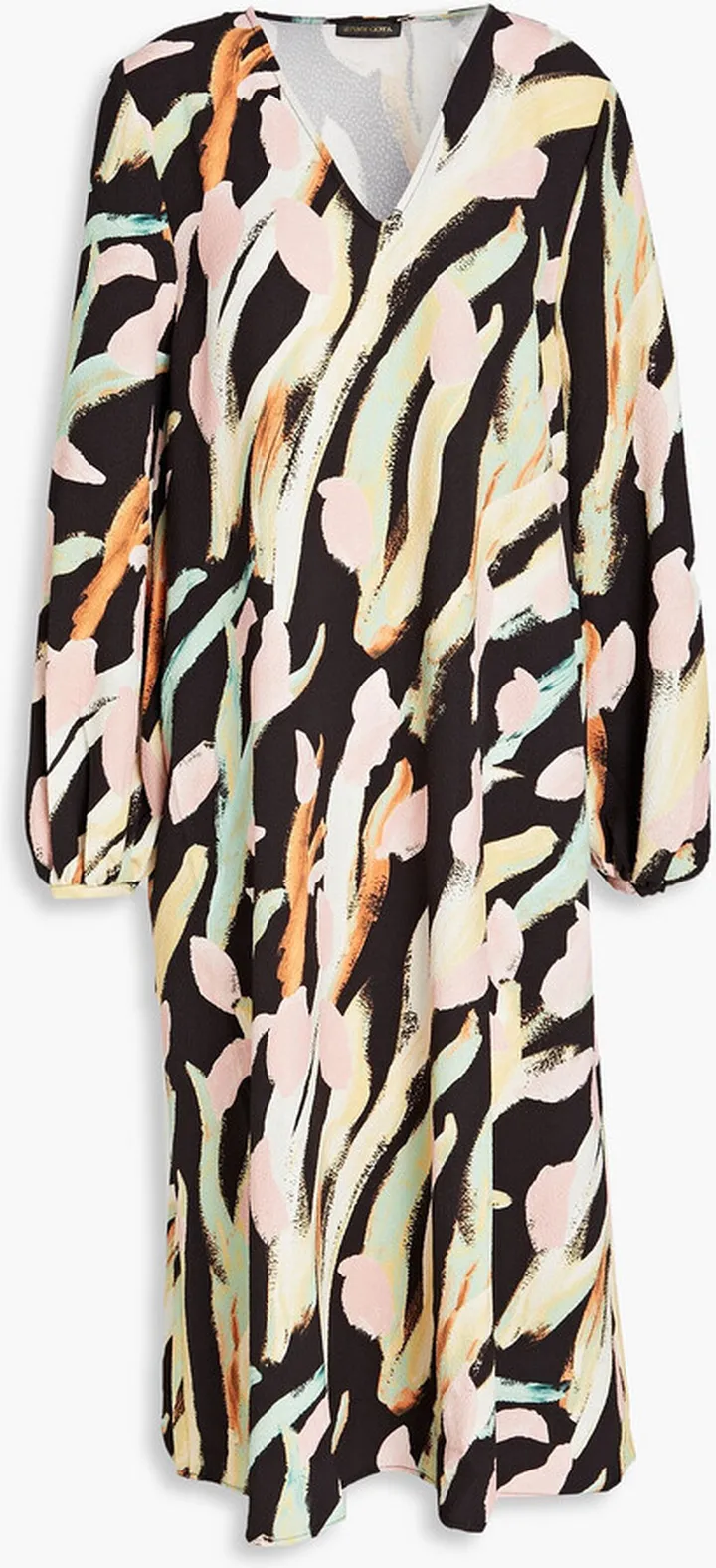 Nini printed jacquard midi dress