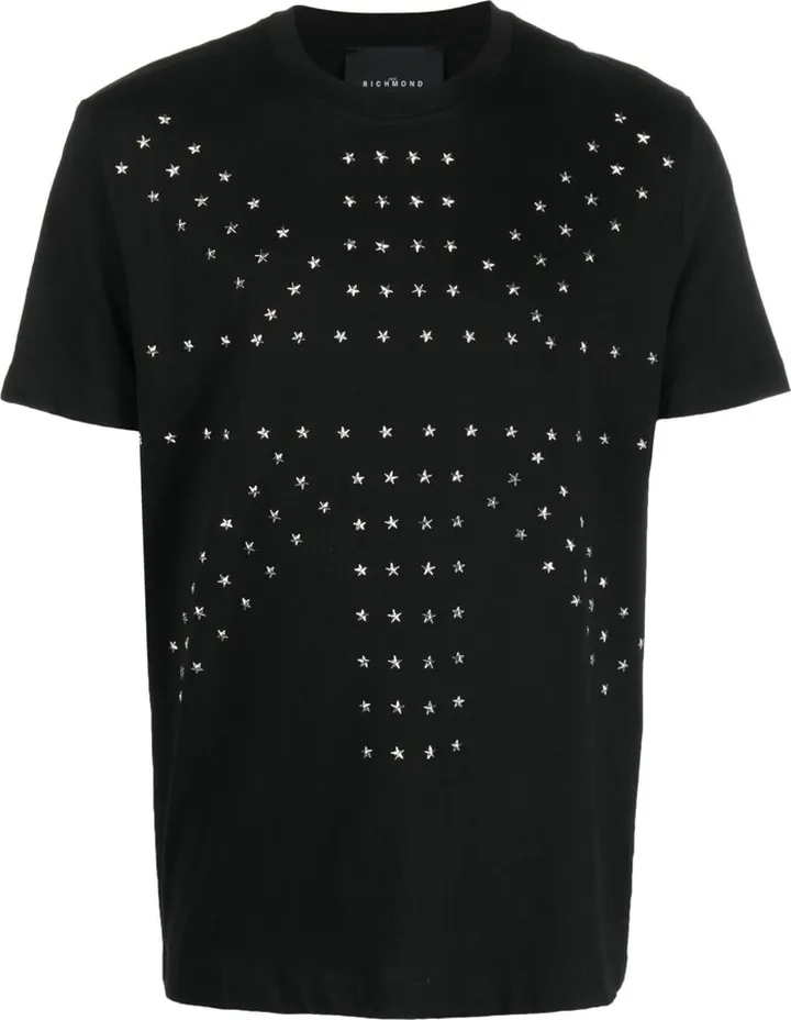 stud-detailing cotton T-shirt