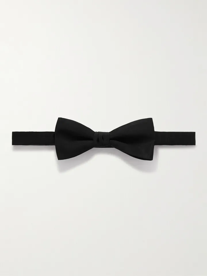 Pre-Tied Silk-Satin Bow Tie