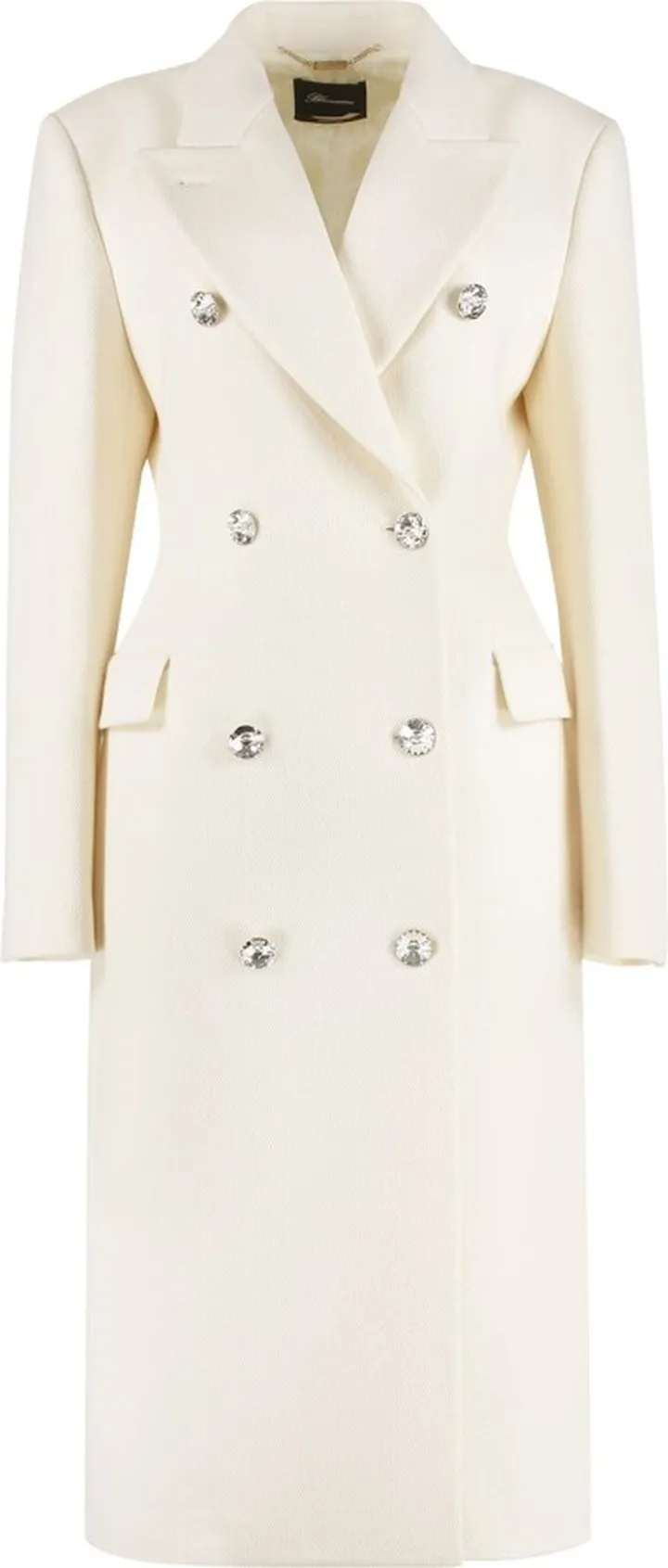 Wool Blend Double-breasted Coat