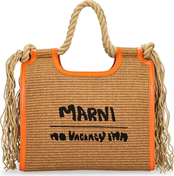 Marcel embroidered logo tote bag