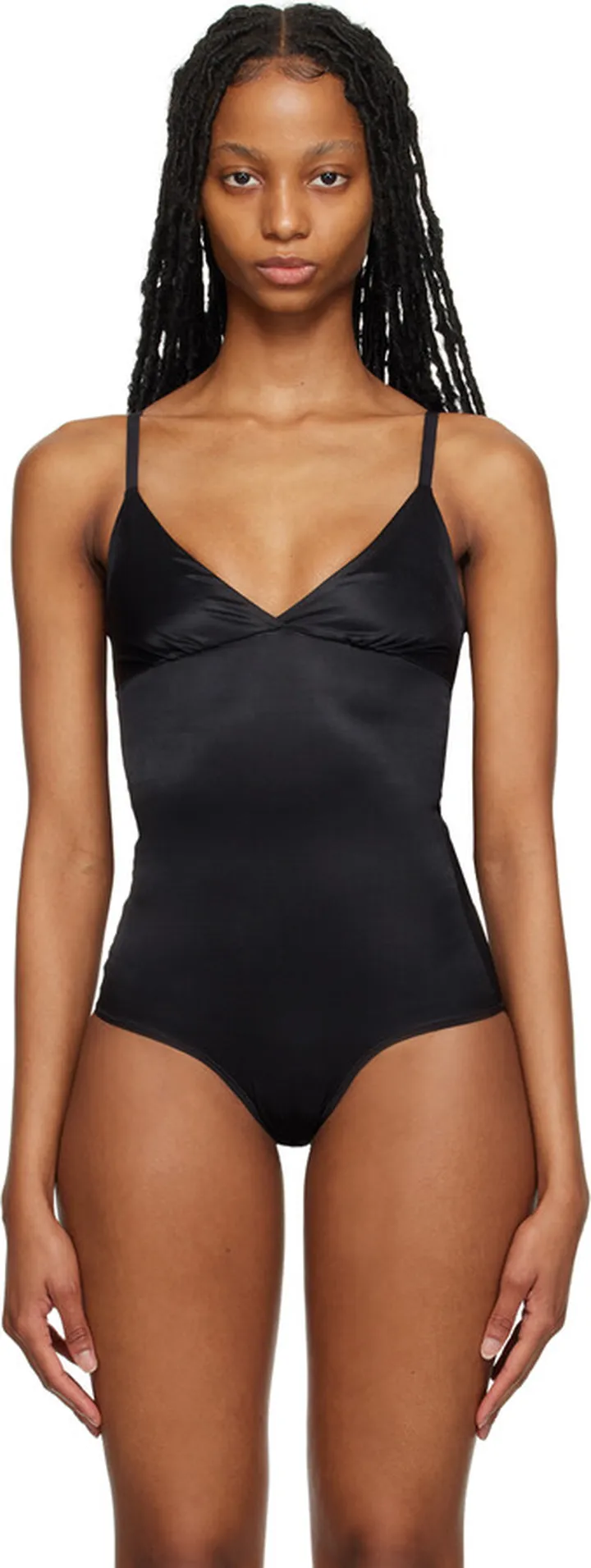 SKIMS Black Barely There Bodysuit