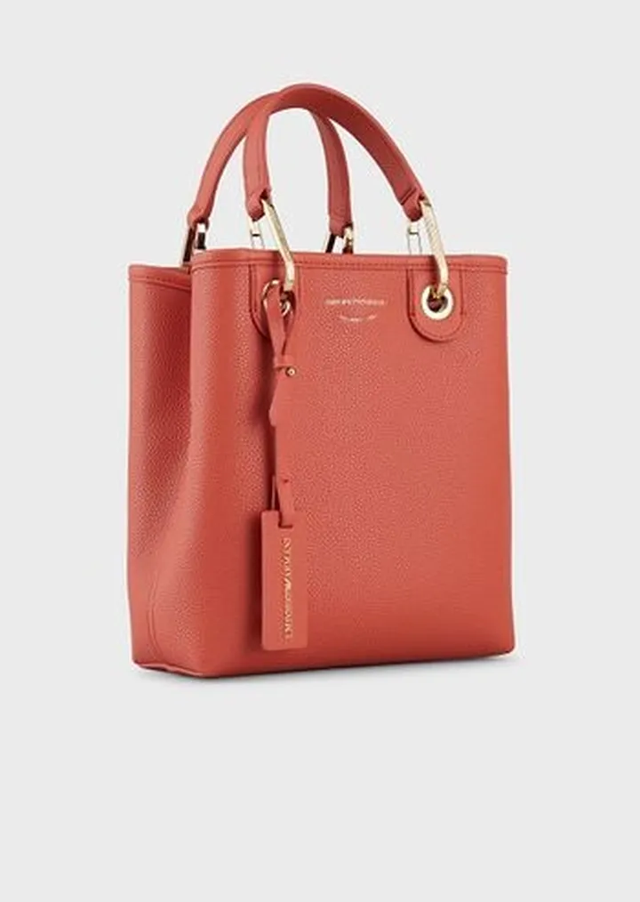 Deer-print MyEA vertical shopper bag