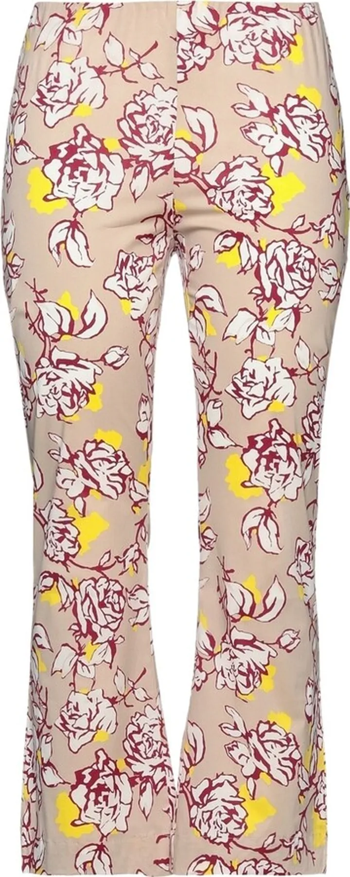 Cropped Pants Beige