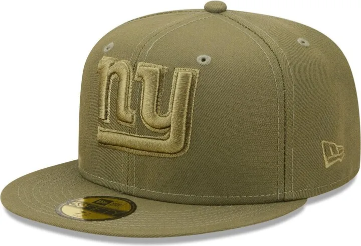 Men's New Era Olive New York Giants Color Pack 59FIFTY Fitted Hat