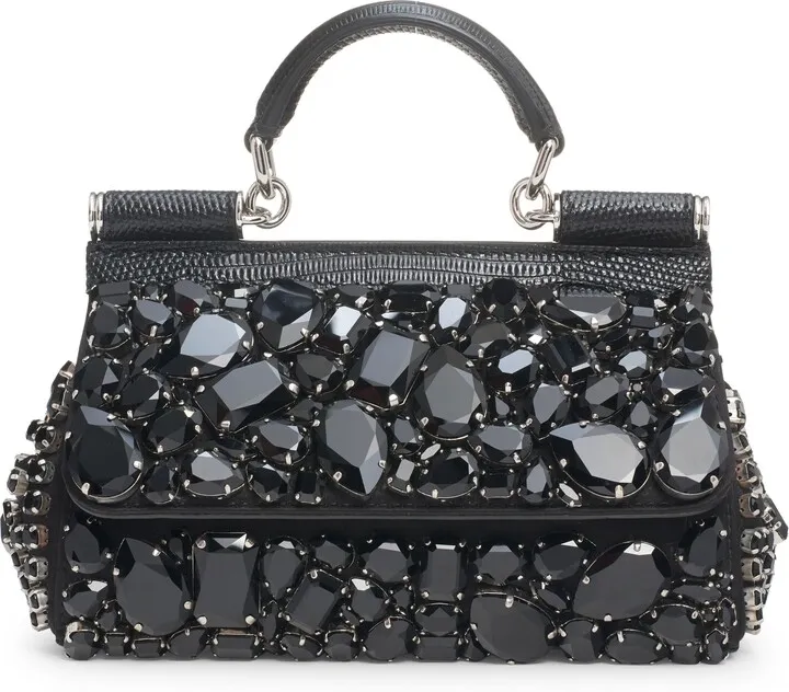Small Kim Sicily Crystal Embellished Handbag