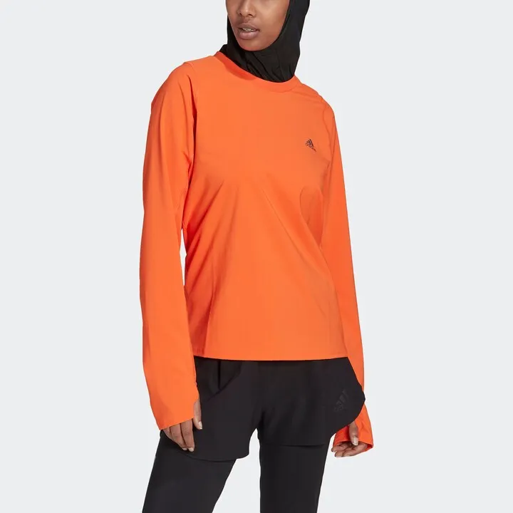 Women's adidas Fast Hybrid Running Long Sleeve Tee