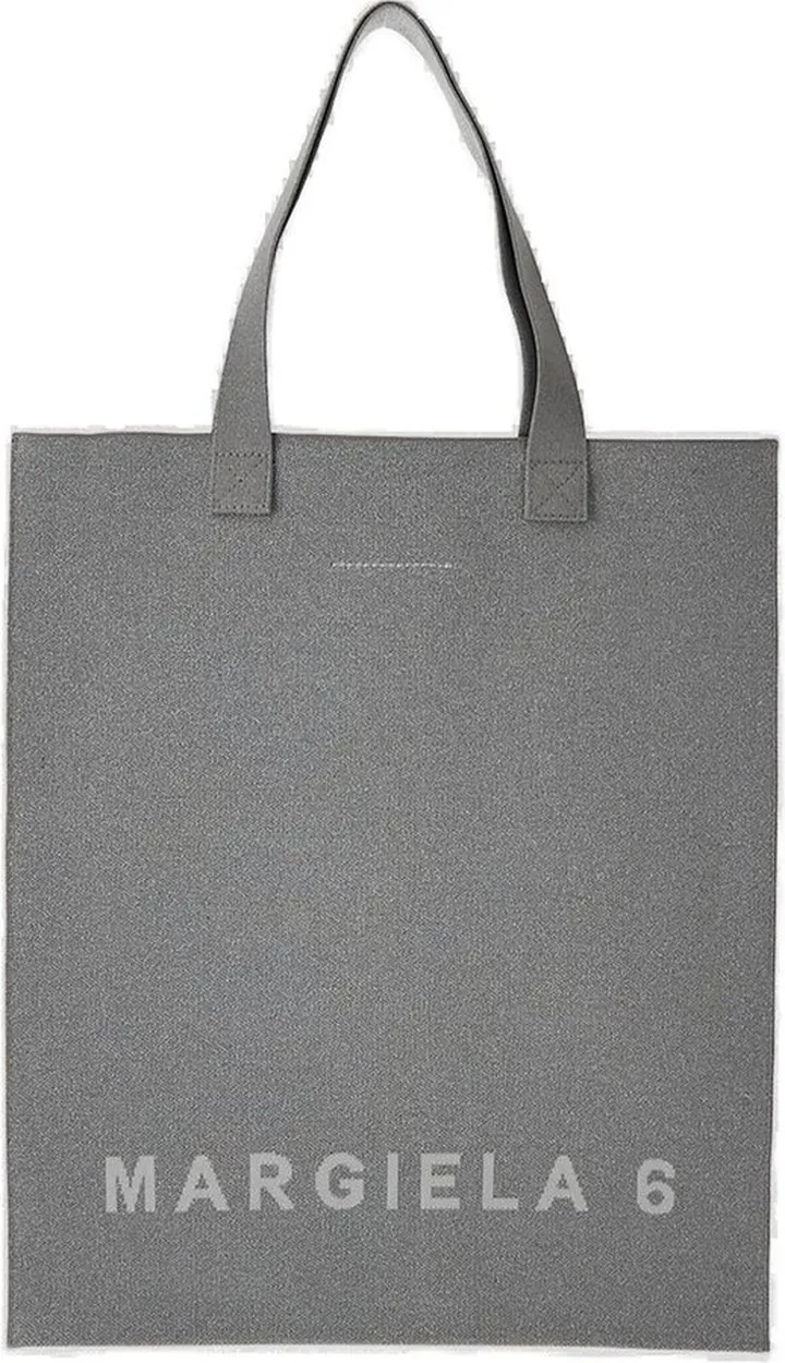 MM6 Maison Margiela Logo Printed Tote Bag