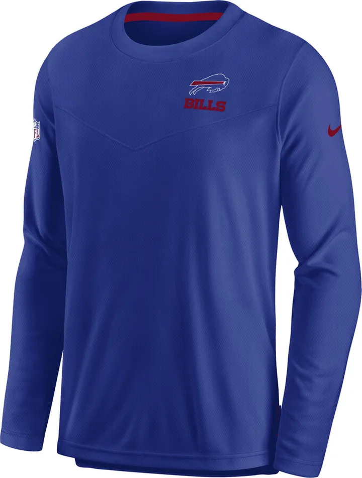 Nike Men's Dri-FIT Lockup (NFL Buffalo Bills) Long-Sleeve Top in Blue
