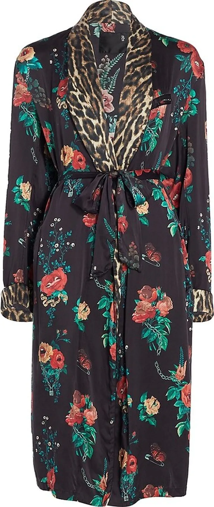 Floral Belted Robe
