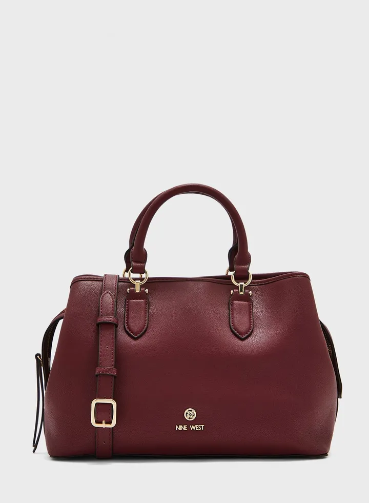Saoirse Jet Satchel Bag