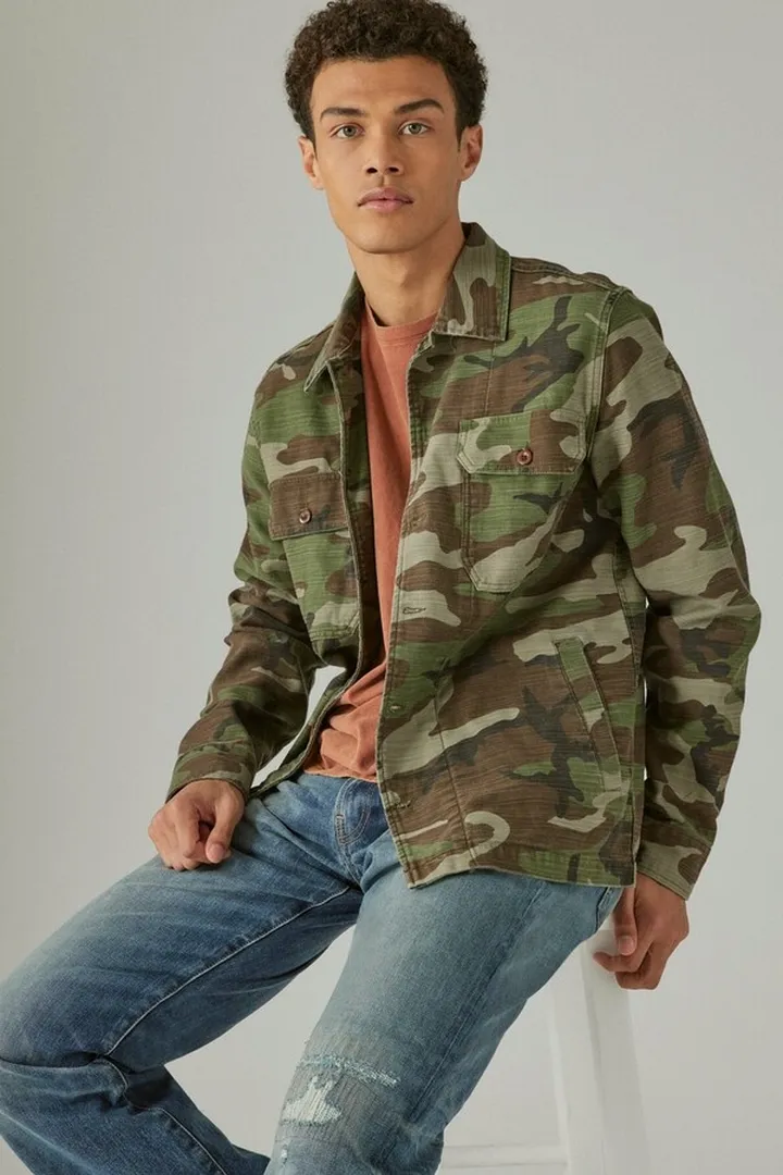 Classic Camo Shirt Jacket