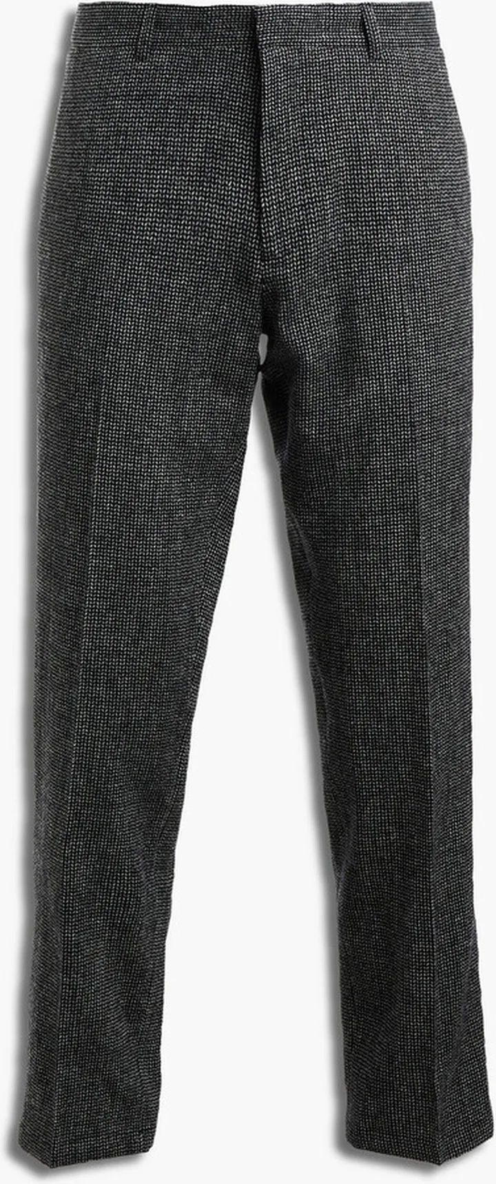 Slim-fit cropped wool suit pants