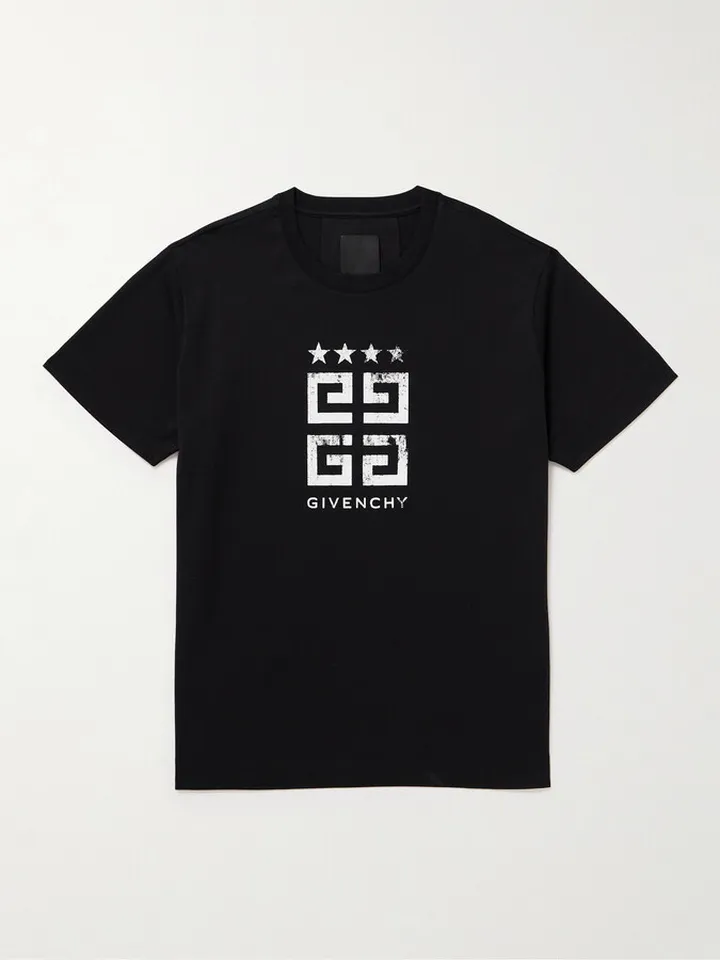 4G Logo-Print Cotton-Jersey T-Shirt