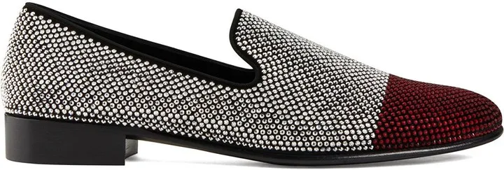 Lewis Cup crystal embellished loafers