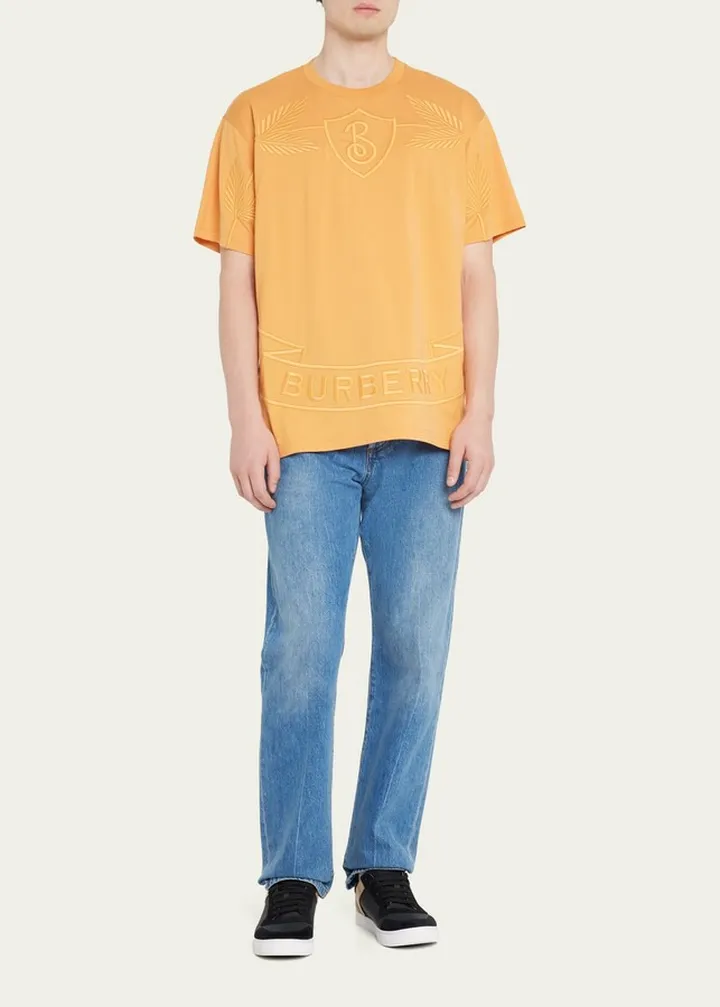 Men's Oak Leaf Crest Embroidered T-Shirt