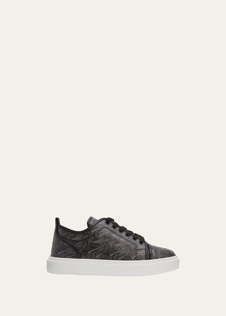 Men's Adolon Junion Monogram Low-Top Sneakers