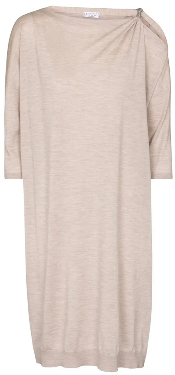 Cashmere and silk sweater dress