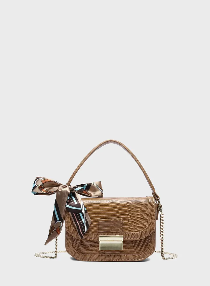Ribbon Detail Satchel