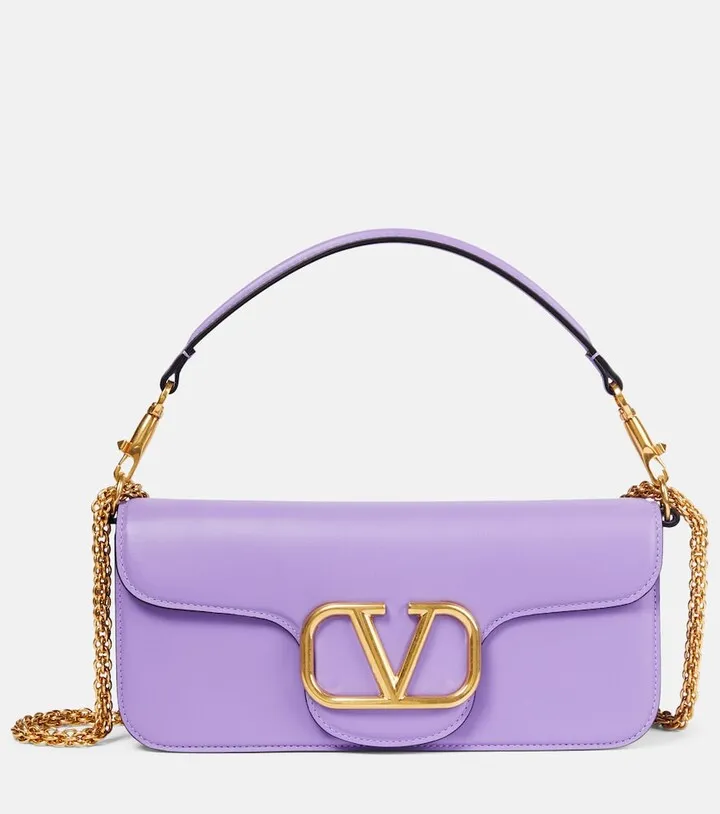Loco medium leather shoulder bag