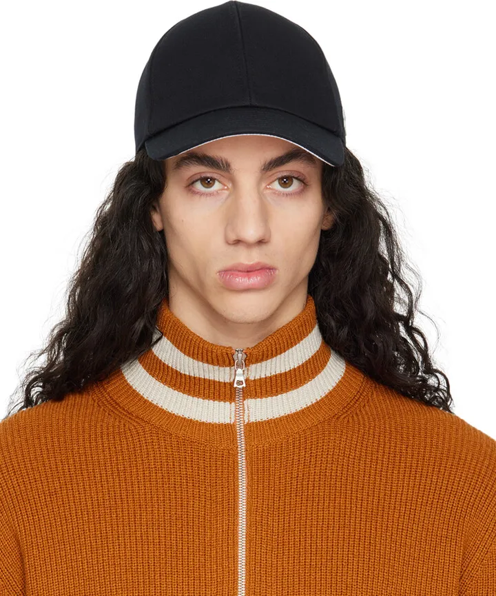 Courrèges Black Patch Cap