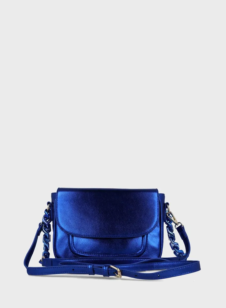 Meliade Metallic Satchel