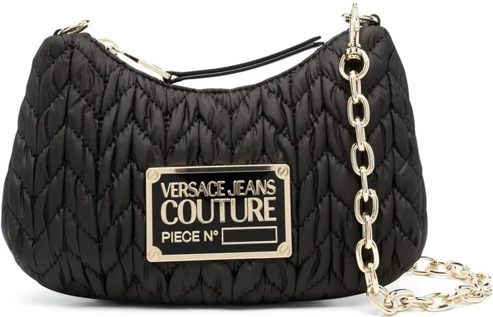 Logo-Plaque Matelassé Shoulder Bag