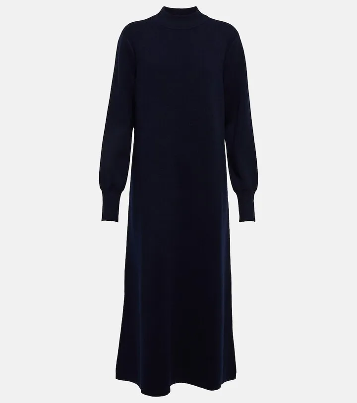 Alix wool and cashmere midi dress