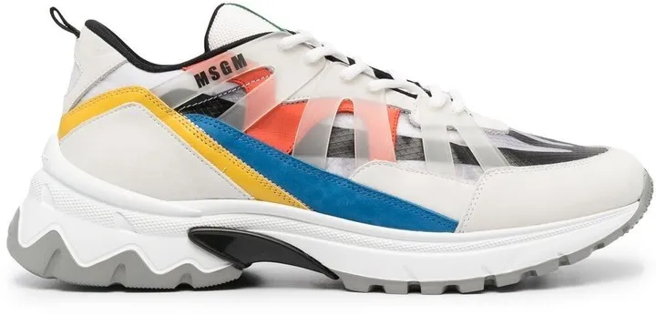 Panelled Low-Top Sneakers