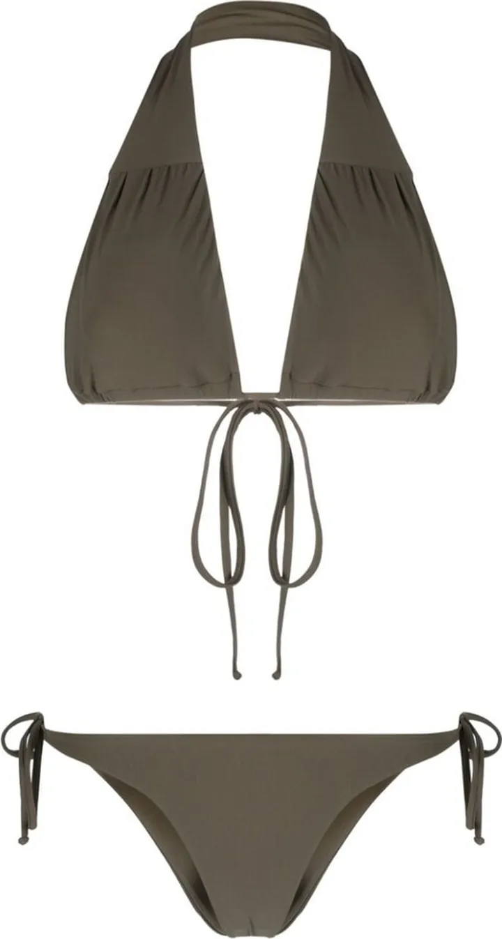 Gathering-Detail Halterneck Bikini