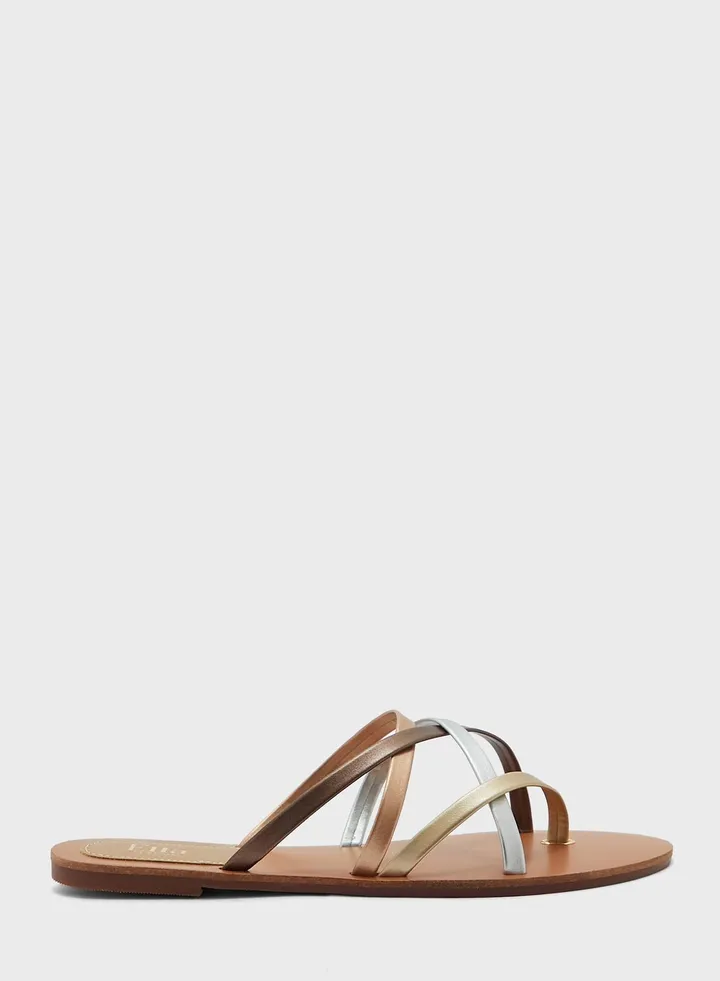 Criss Cross Flat Sandal