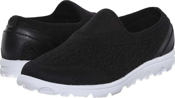 Propet TravelActiv Slip-On (Black) Women's Slip on Shoes