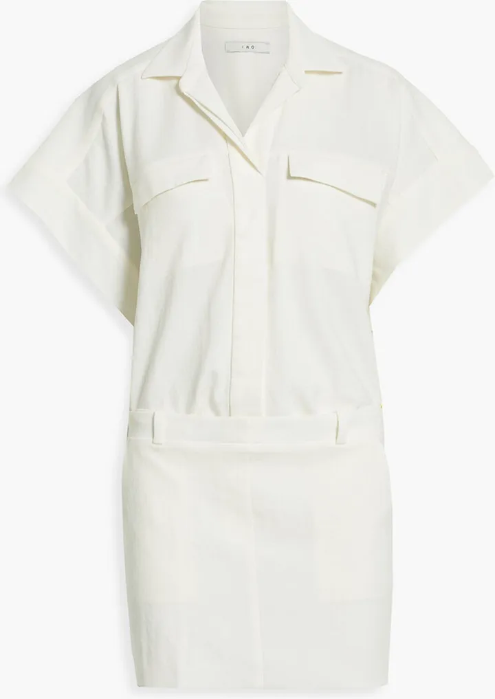 Helea crepe mini dress