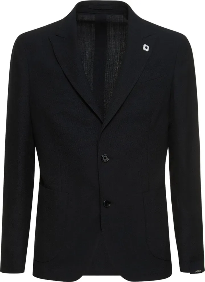 Wool blend jacket
