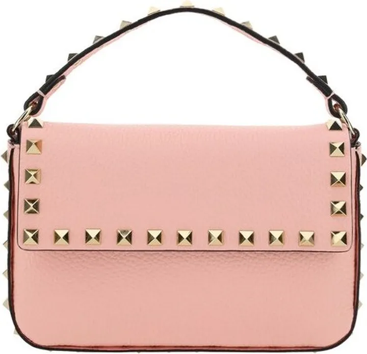 Valentino Garavani Rockstud Logo Detailed Tote Bag