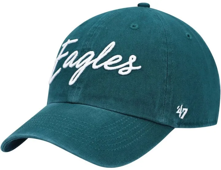 Women's Midnight Green Philadelphia Eagles Vocal Clean Up Adjustable Hat