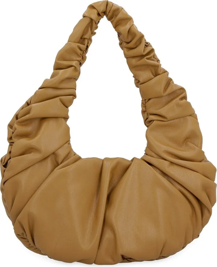 Nanushka Anja Ruched Shoulder Bag