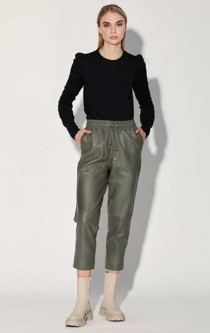 Walter Baker Minh Leather Jogger - Army