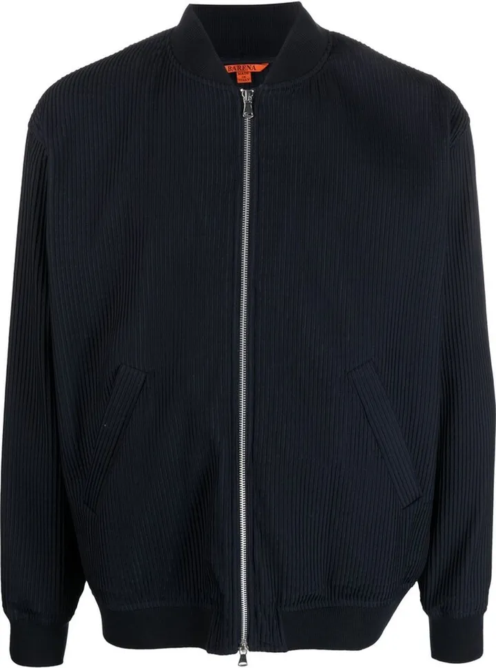 Ribbed Bomber Jacket