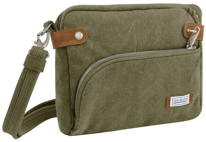 Travelon RFID Anti-Theft Crossbody - Deep Sage
