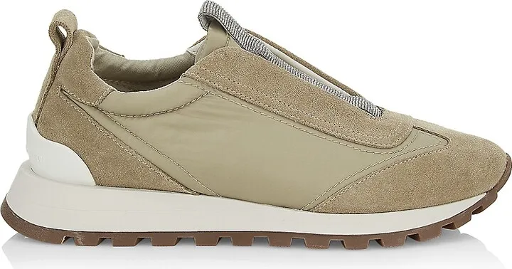Monili Suede Slip-On Sneakers