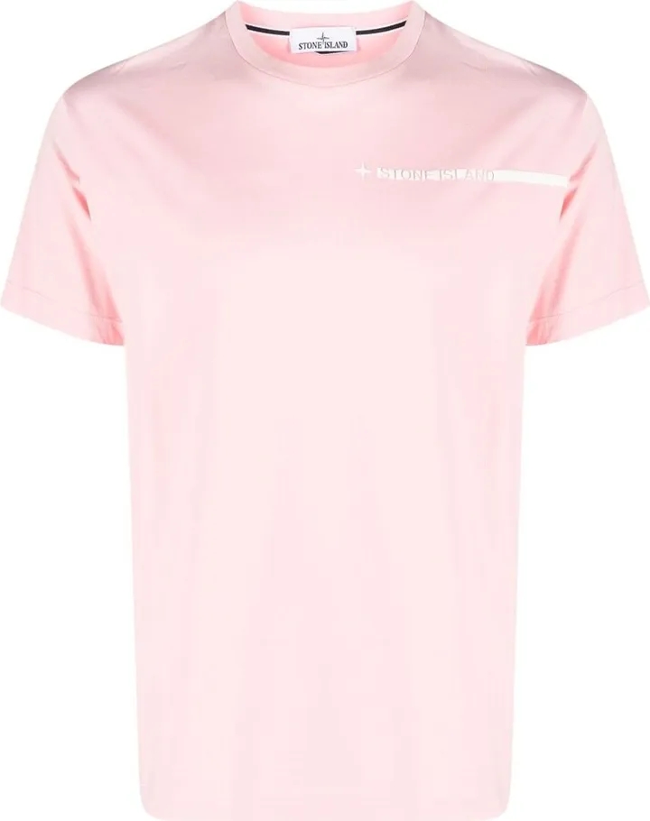 logo-print detail T-shirt