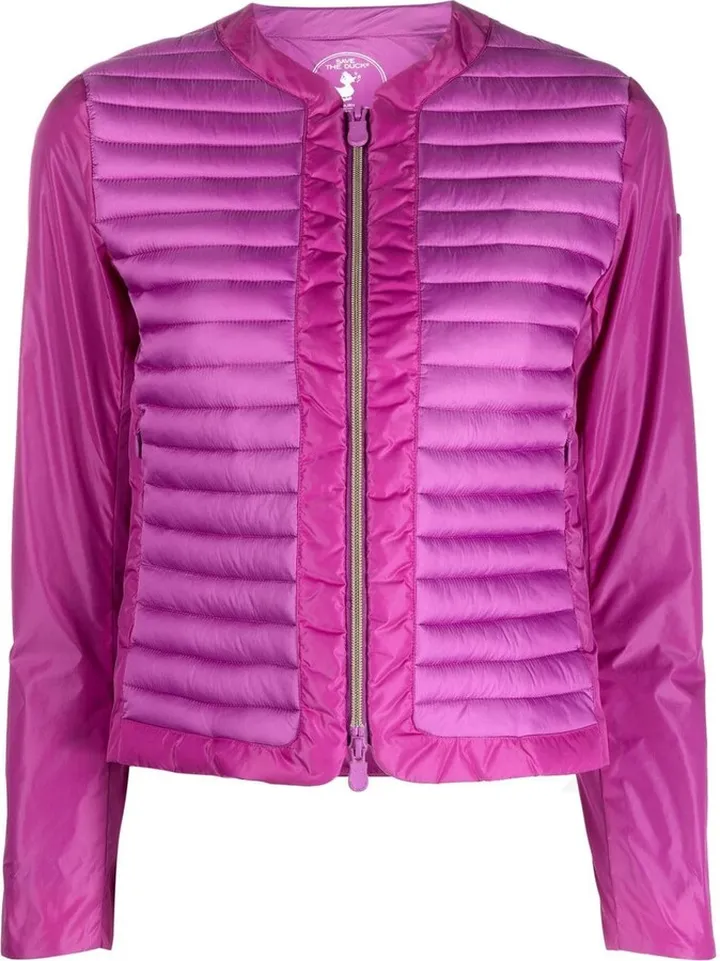 Logo-Patch Quilted Jacket
