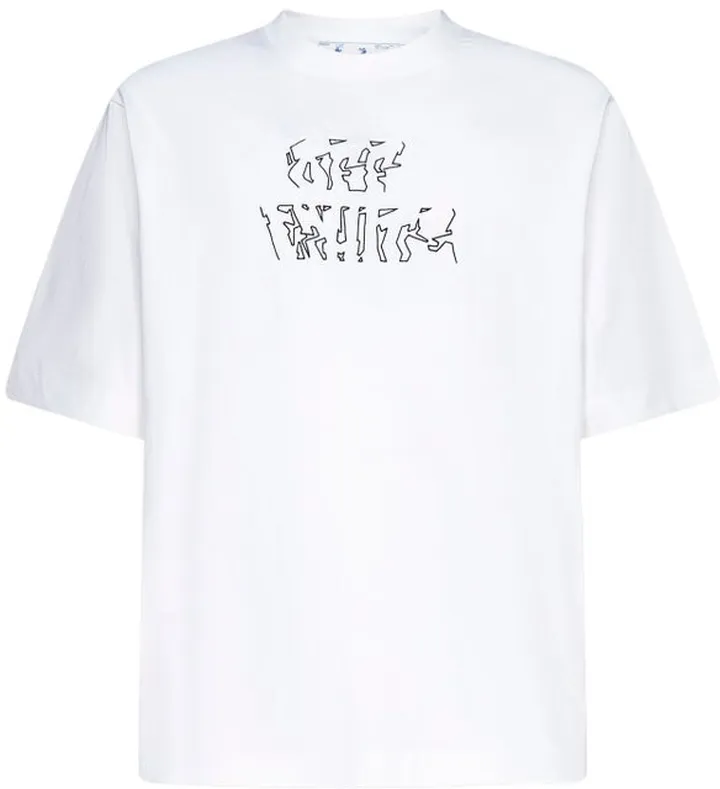 Off-White Logo Printed Crewneck T-Shirt
