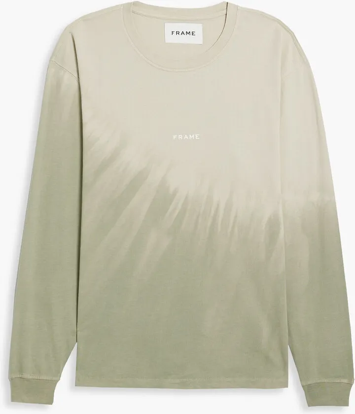 Printed cotton-jersey T-shirt